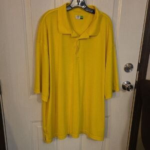 Links Edition Yellow Polo Shirt Size 4X